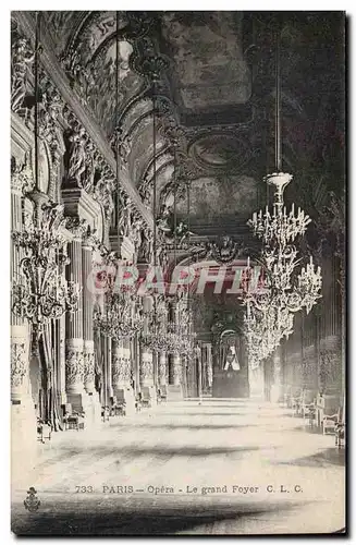 Paris Ansichtskarte AK Opera Le grand foyer