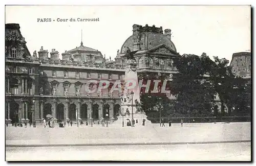 Paris Ansichtskarte AK Cour du Carrousel