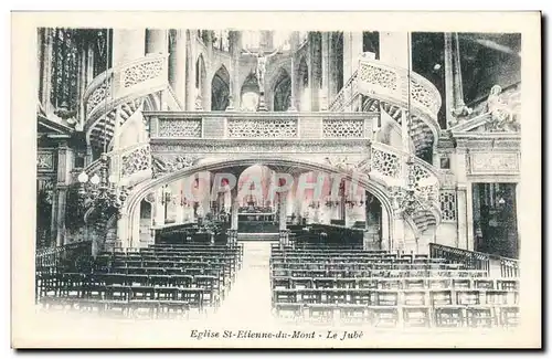 Paris Cartes postales Eglise St etienne du Mont Le jube