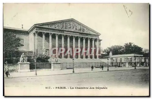 Paris Cartes postales la chambre des deputes