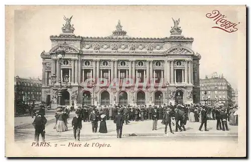 Paris Ansichtskarte AK Place de l&#39opera La compagnie Maggi