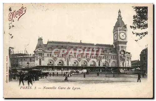 Paris Ansichtskarte AK Nouvelle gare de Lyon La compagnie Maggi