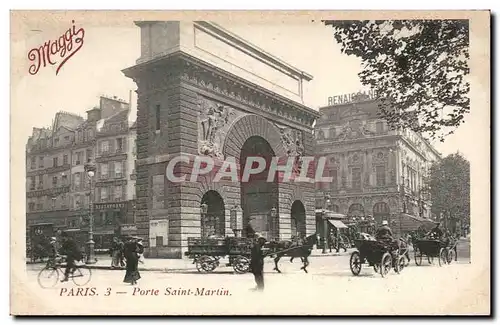 Paris Cartes postales Porte Saint Martin La compagnie Maggi