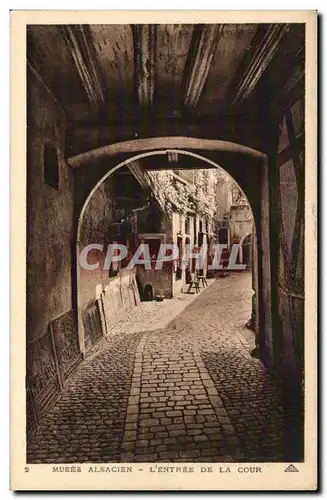 Cartes postales Strasbourg Musee alsacien L'entree de la cour