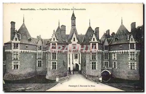 Cartes postales Bonnetable Facade principale du chateau