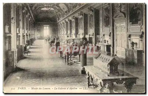 Cartes postales Paris Musee du Louvre La galerie d&#39apollon