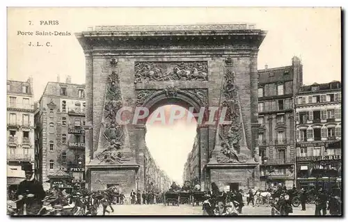 Cartes postales Paris Porte Saint Denis