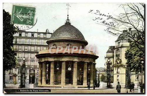 Cartes postales Paris Parc Monceau