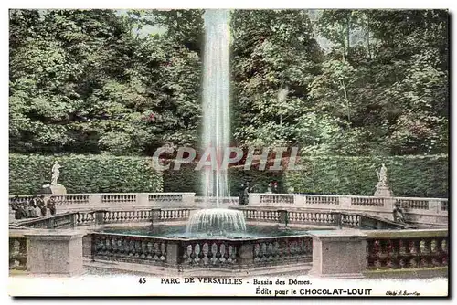 Ansichtskarte AK Parc de Versailles Bassin des Domes