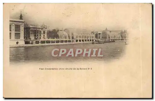 Ansichtskarte AK Paris Vue d&#39ensemble rive droite de la Seine Les serres