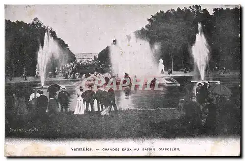 Versailles Cartes postales Grandes eaux au bassin d&#39Apollon