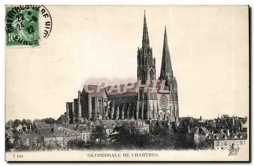 Cartes postales Cathedrale de Chartres