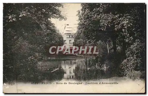 Paris Cartes postales Bois de Boulogne pavillon d&#39Armenonville