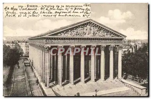 Paris Cartes postales Eglise de la Madeleine