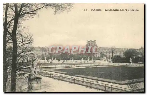 Paris Cartes postales Le jardin des Tuileries