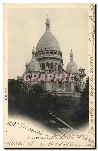 Paris Cartes postales Eglise du SAcre Coeur