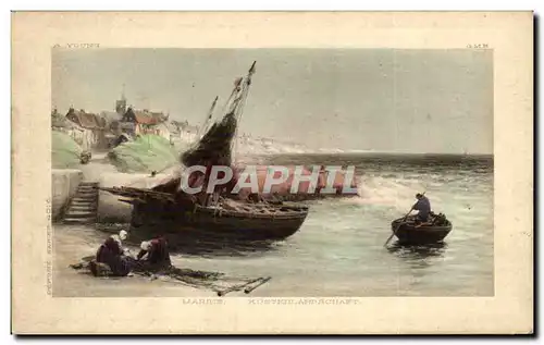 Cartes postales Fantaisie Bateau Marine