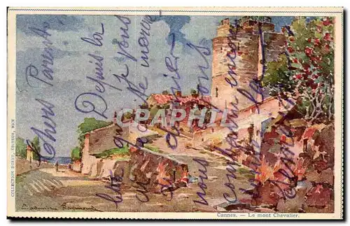 Cartes postales Cannes le Mont Chevalier