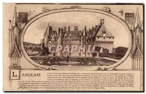 Cartes postales Langeais Le chateau