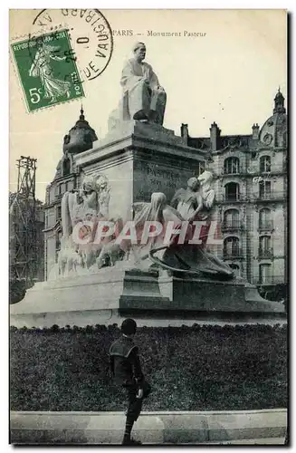 Cartes postales Paris Monument Pasteur