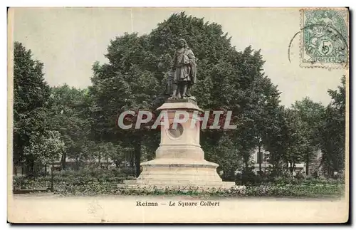 Cartes postales Reims le square Colbert