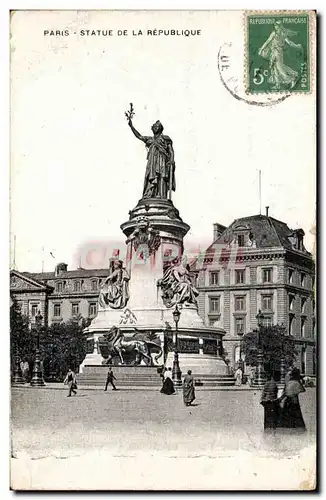 Paris Cartes postales Statue de la Republique