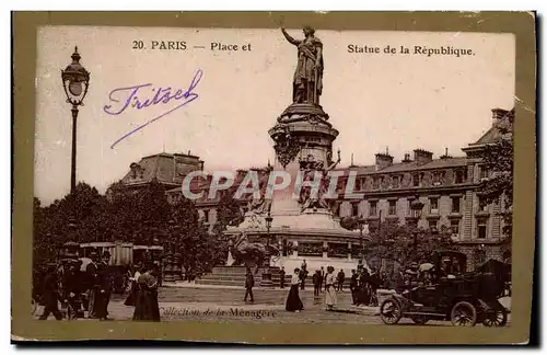 Paris Cartes postales Statue de la Republique