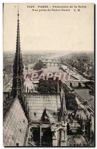 Paris Ansichtskarte AK Panorama de la SEine Vue prise de Notre Dame