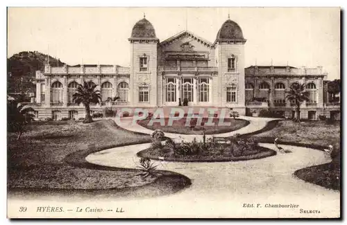 Hyeres les Palmiers Cartes postales Le casino