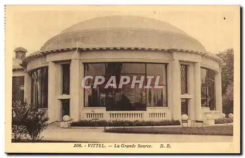 Cartes postales Vittel la grande source