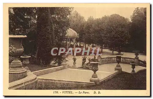 Cartes postales Vittel le parc