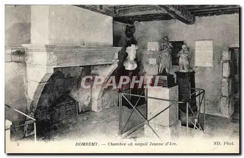 Cartes postales Domremy Chambre ou naquit Jeanne d'arc
