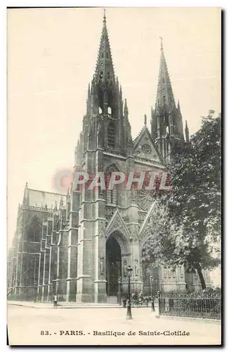 Paris Ansichtskarte AK Basilique de Sainte Clotilde