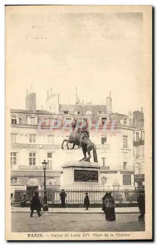 Paris Ansichtskarte AK Statue de Louis XIV Place de la Victoire