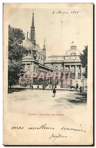 Paris Cartes postales Palais de justice