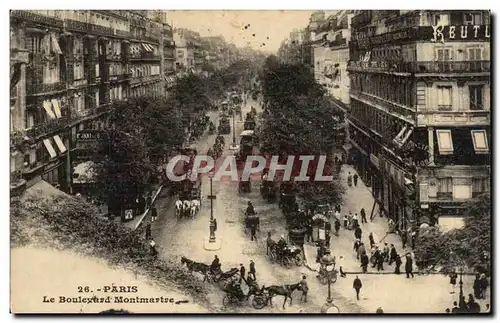 Paris Cartes postales Boulevard Montmartre