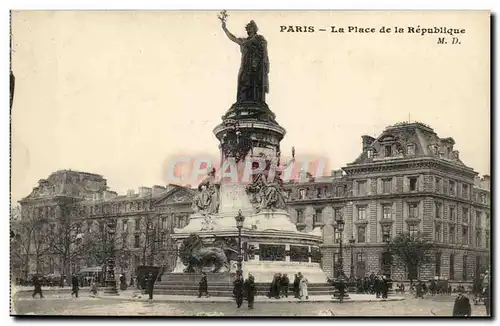 Paris Cartes postales Place de la Republique