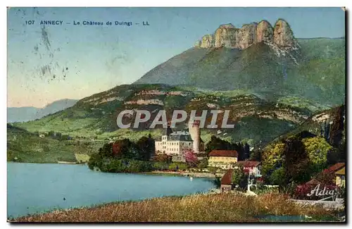 Cartes postales Annecy Le chateau de Duingt