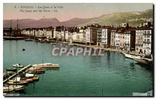 Cartes postales Toulon Les quais de la ville