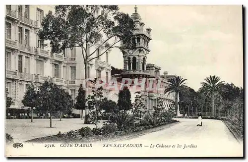 Ansichtskarte AK San Salvadour Le chateau et les jardins