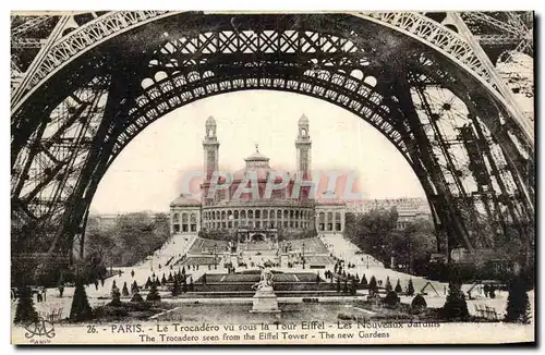 Paris Ansichtskarte AK Trocadero vu sous la Tour Eiffel