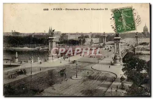 Paris Ansichtskarte AK panorama du pont Alexandre III