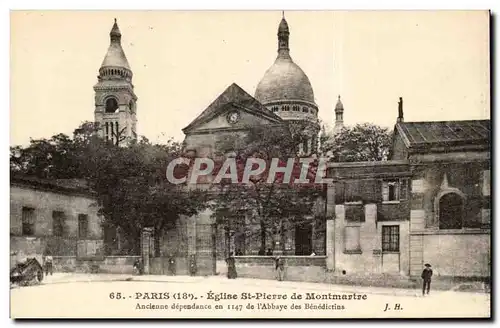 Paris Ansichtskarte AK Eglise St pierre de Montmartre SAcre coeur