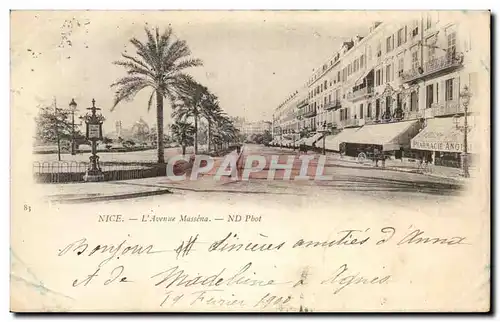 Nice Cartes postales L&#39avenue Massena