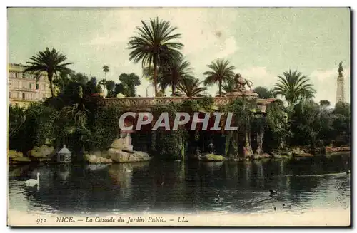 Nice Cartes postales La cascade du jardin public