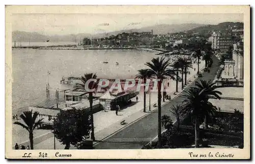 Cannes Cartes postales Vue sur la croisette