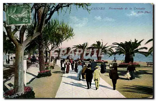 Cannes Cartes postales Promenade de la croisette