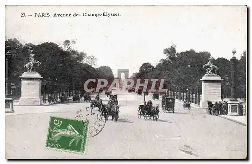 Paris Cartes postales Avenue des Champs Elysees