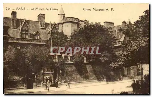 Paris Cartes postales musee de Cluny