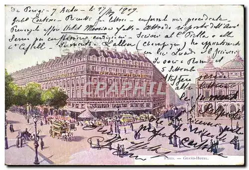 Paris Cartes postales Grand hotel